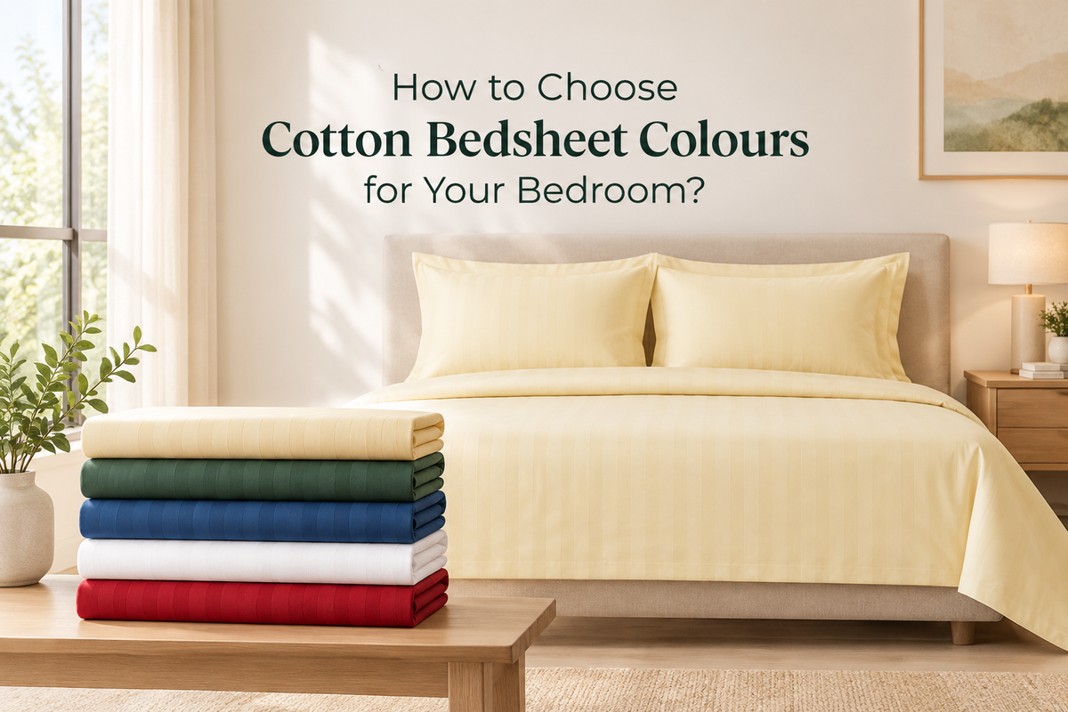 How to Choose Cotton Bedsheet Colours for Your Bedroom