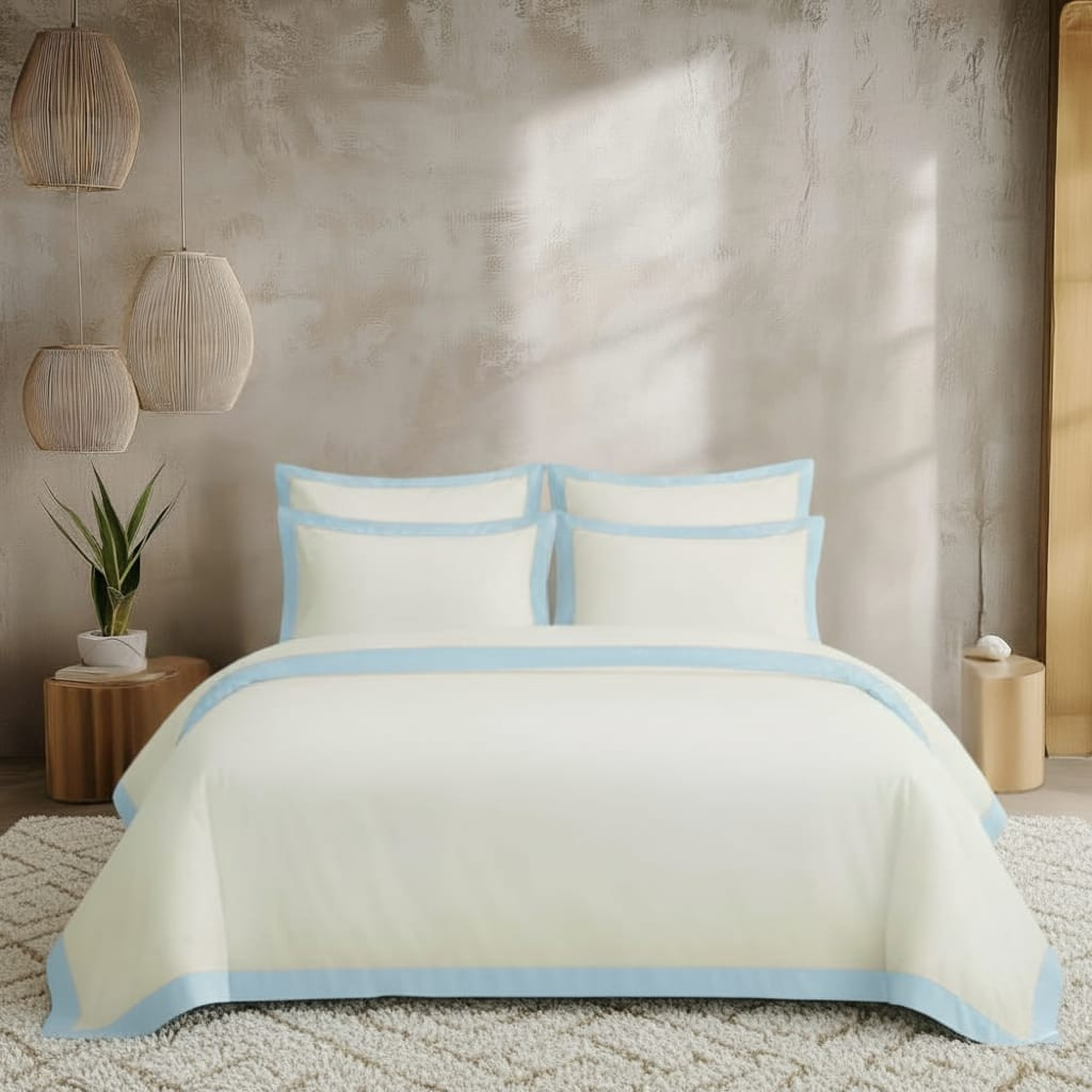 Egyptian Cotton - Border - Zen Classic Blue