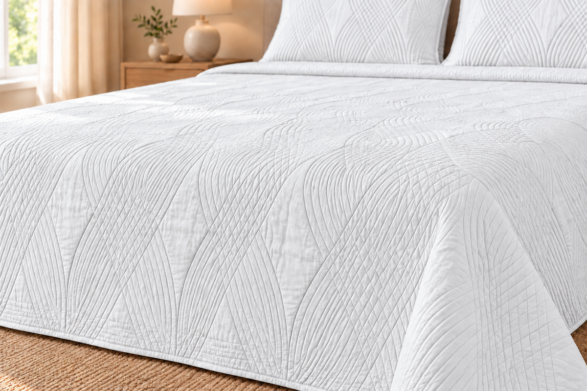 Premium Bedspread Collection - Snow White