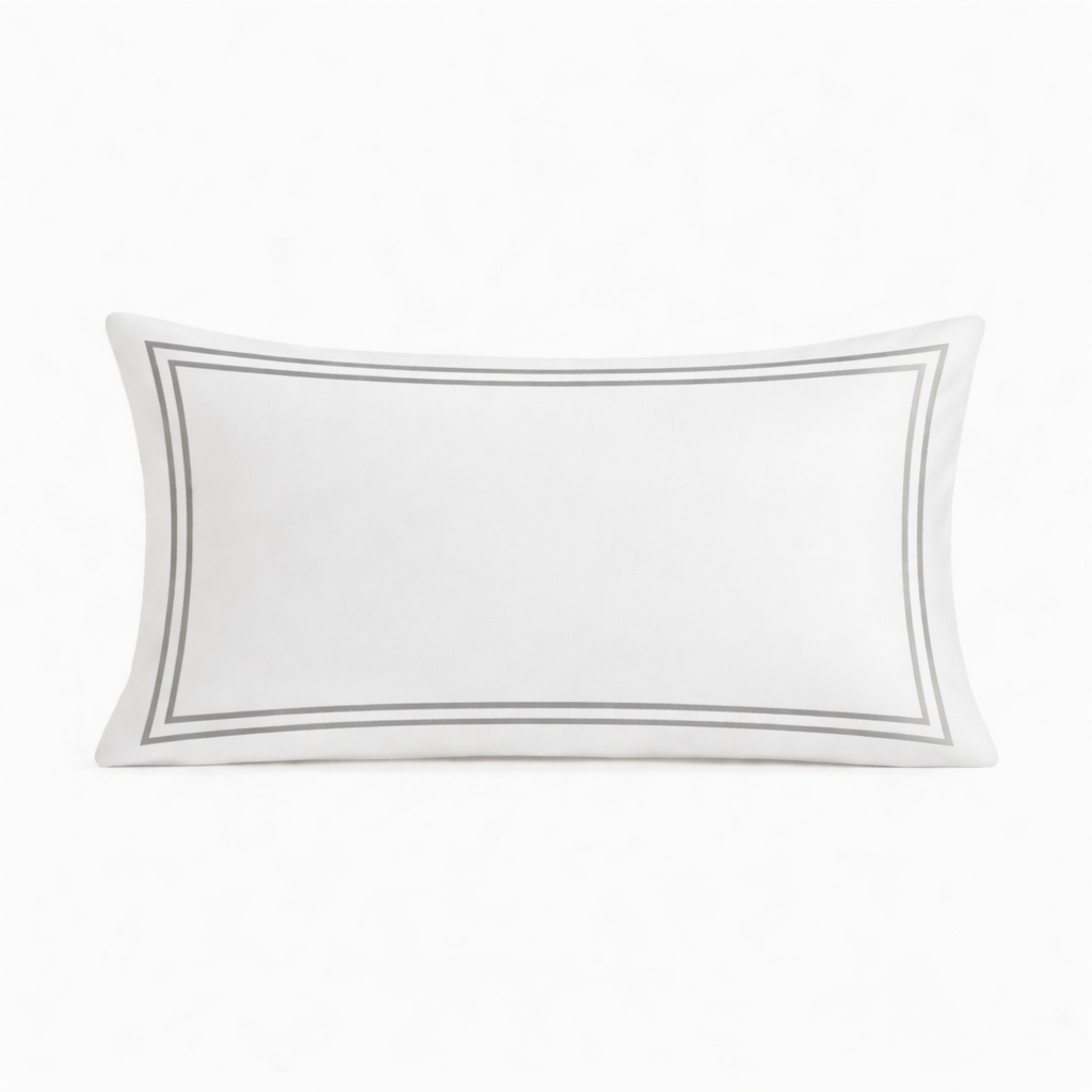 800 TC Pure Cotton Collection - Silver Stone