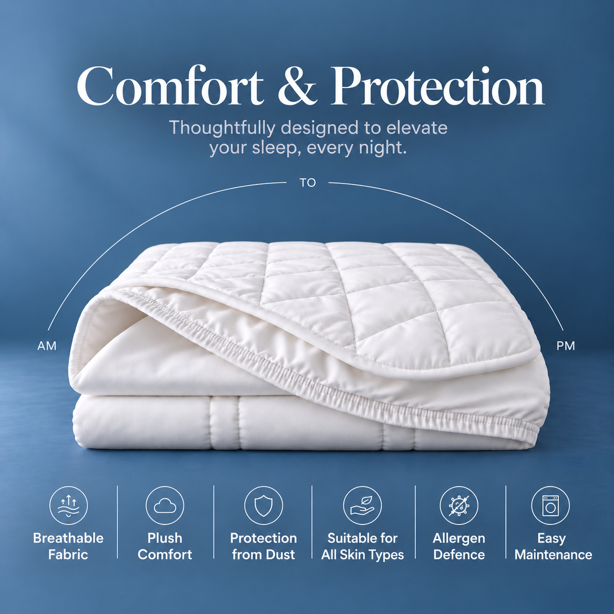 Quilted Mattress Topper & Protector