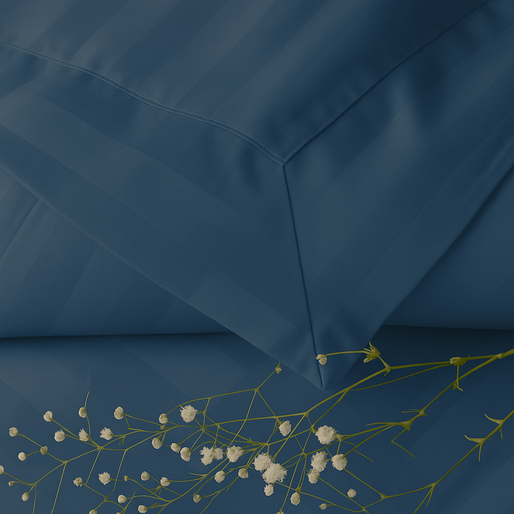 550 TC Stripes Collection- Blue Lagoon