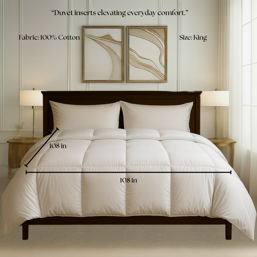 Duvet Inserts - Timeless Pure White