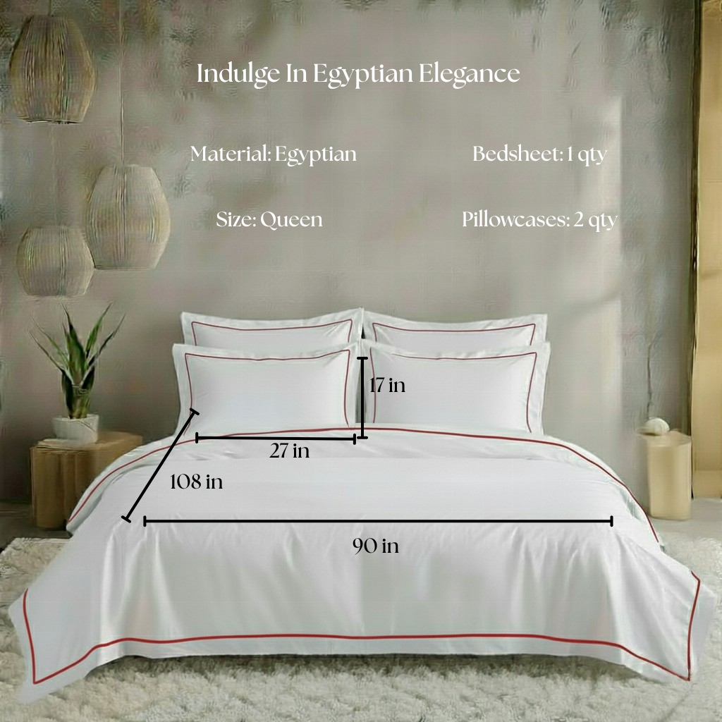 Egyptian Collection - Flat Piping - Zen’s Fine Red