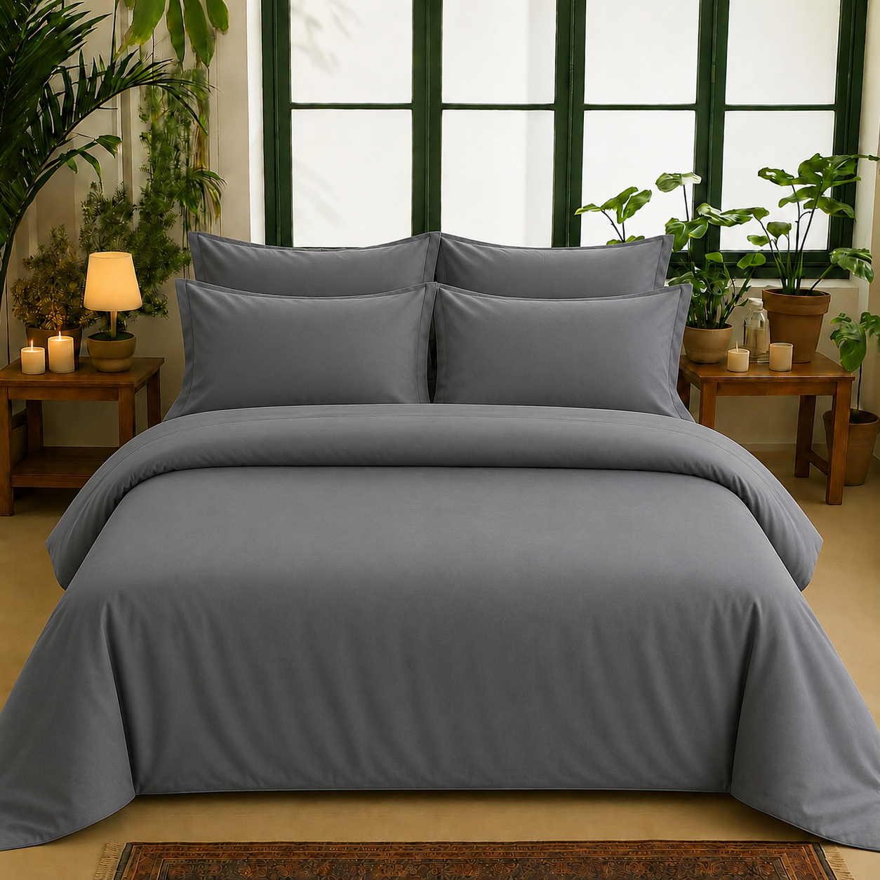 Bamboo Collection - Shadow Grey | Duvet Cover with Pillowcases