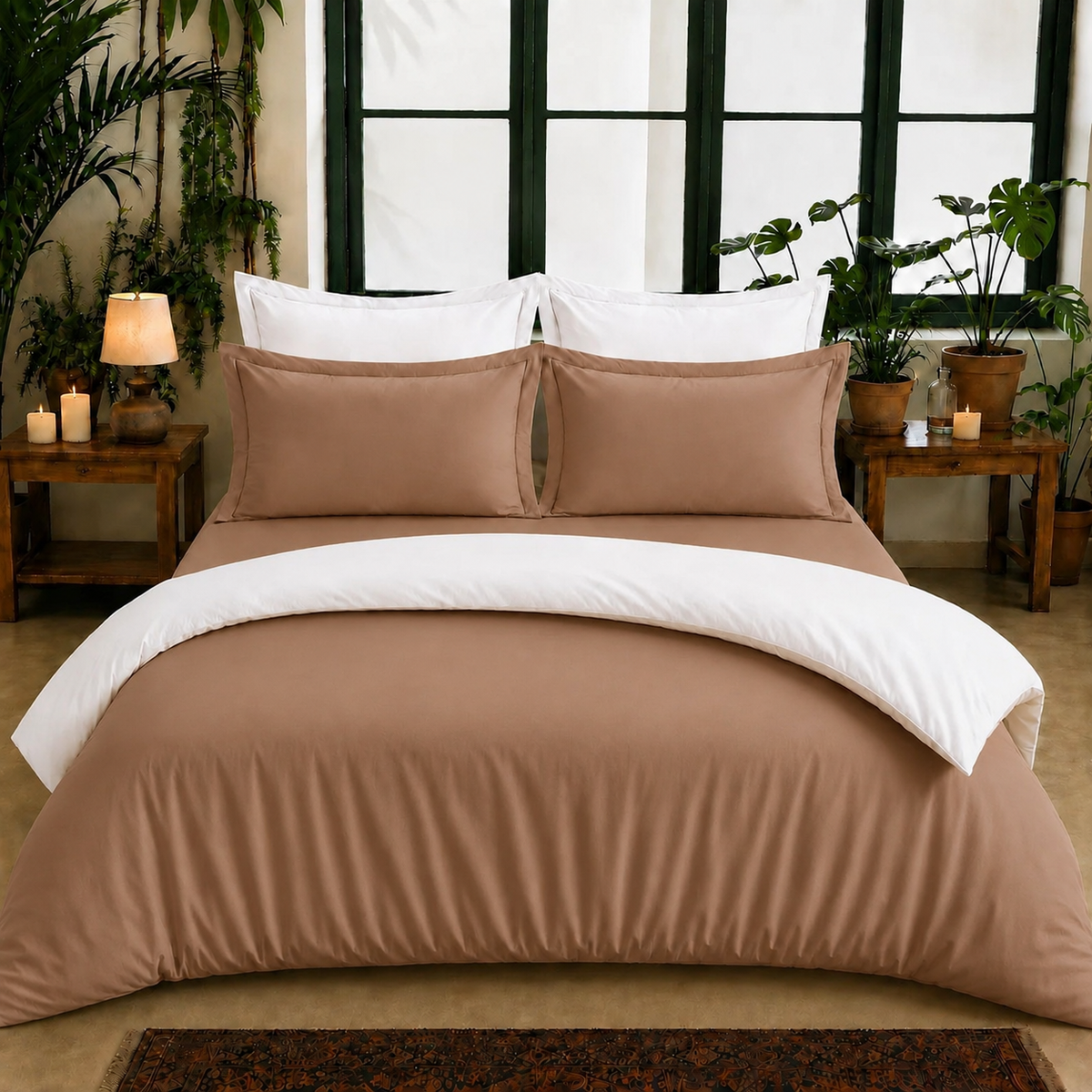 Bamboo Collection - Duo Luxe - Caramel Pearl | Duvet Cover with Pillowcases