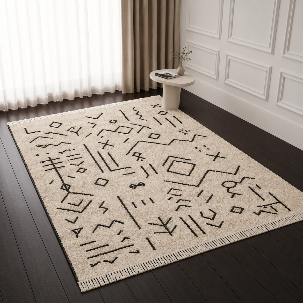 Nomad lines rug