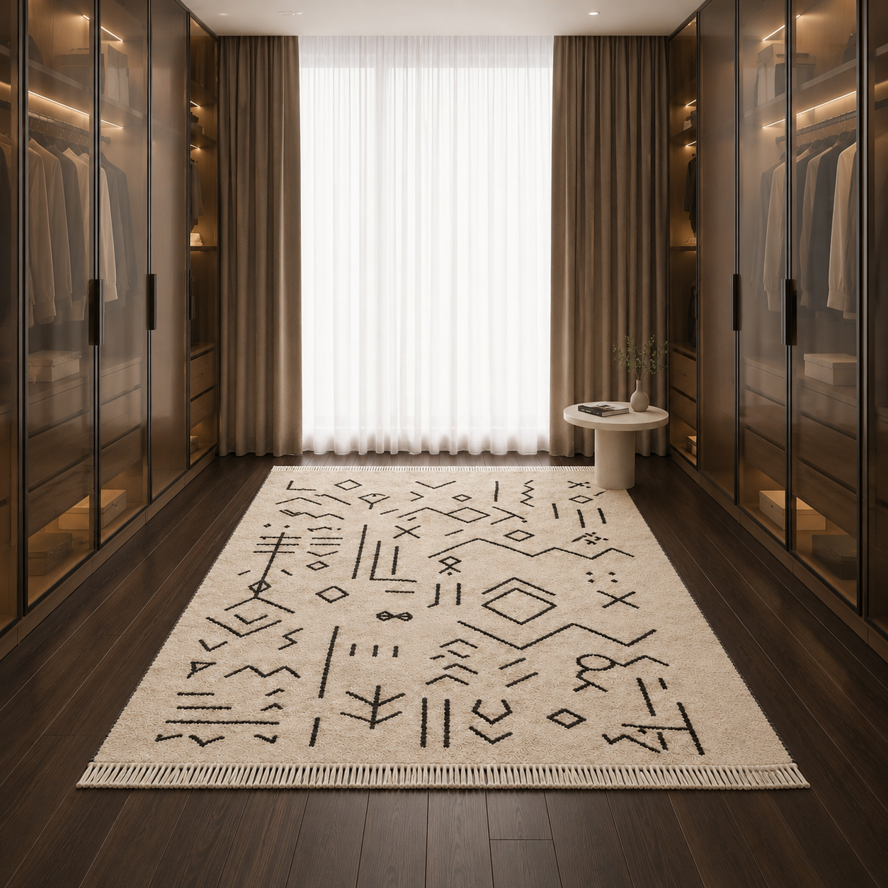 Nomad lines rug