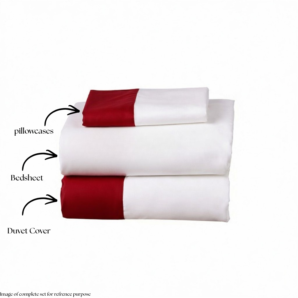 Egyptian Cotton - Border - Zen Classic Red