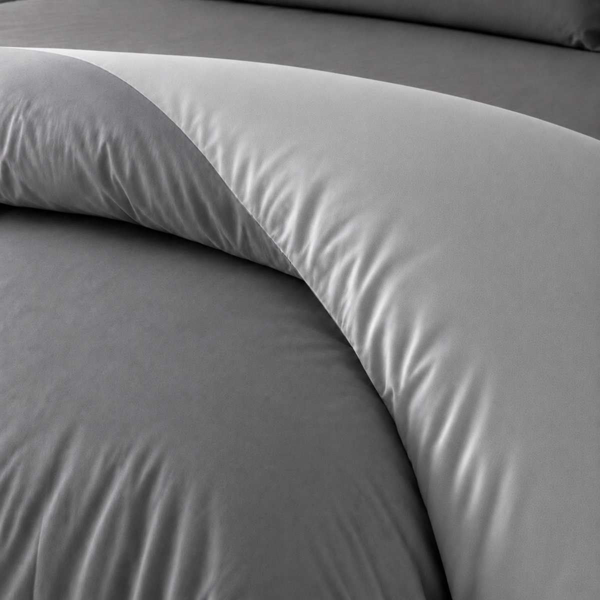 Bamboo Collection - Duo Luxe - Charcoal & Mist Grey | Bedsheet with Pillowcases