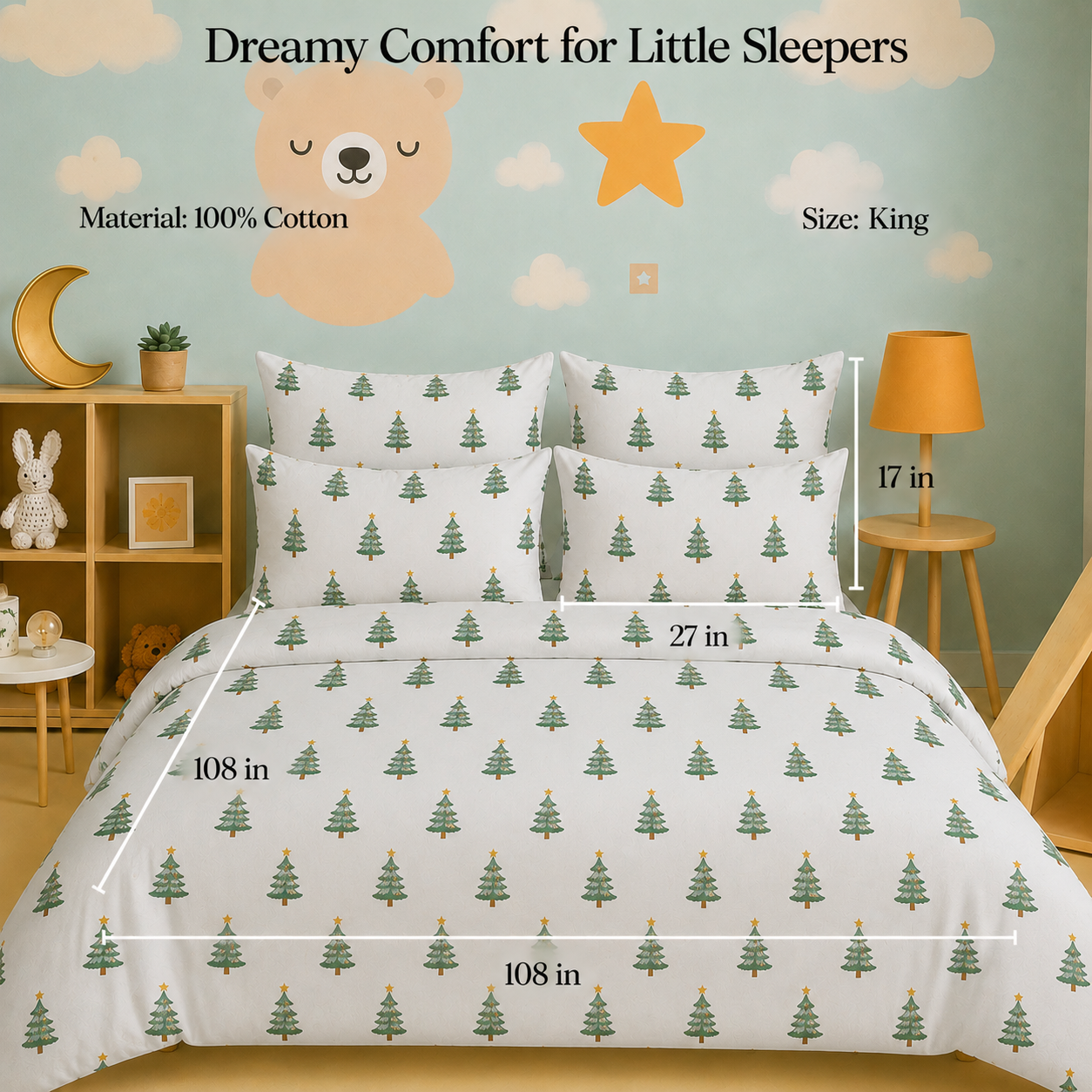 Kids Collection - Little Timberland | Bedsheet with Pillowcases