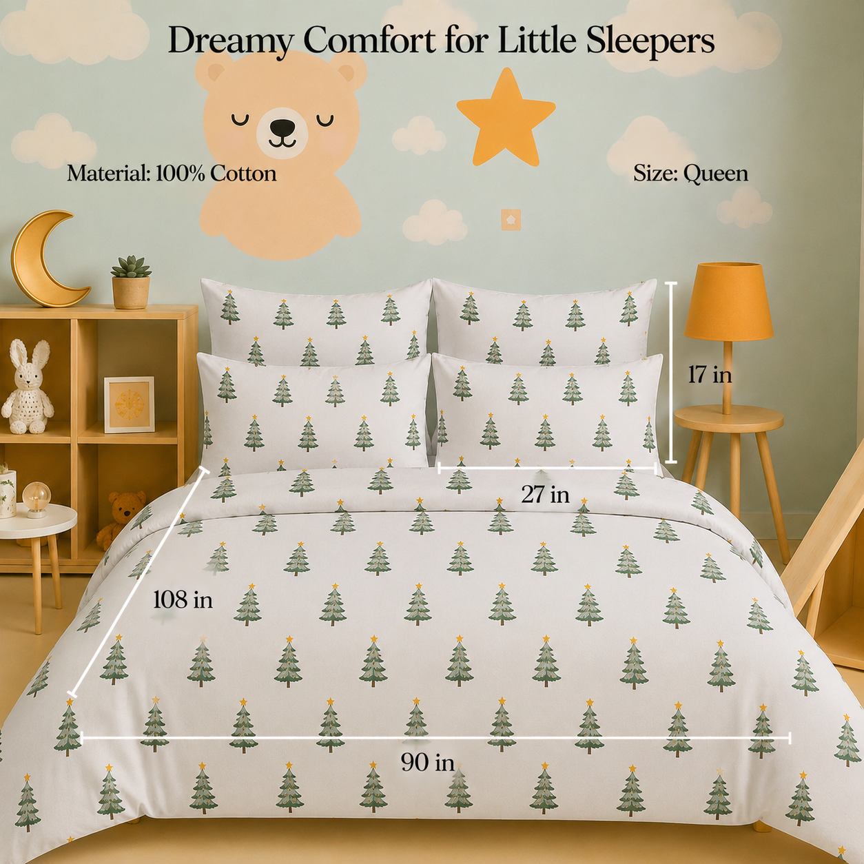 Kids Collection - Little Timberland | Bedsheet with Pillowcases