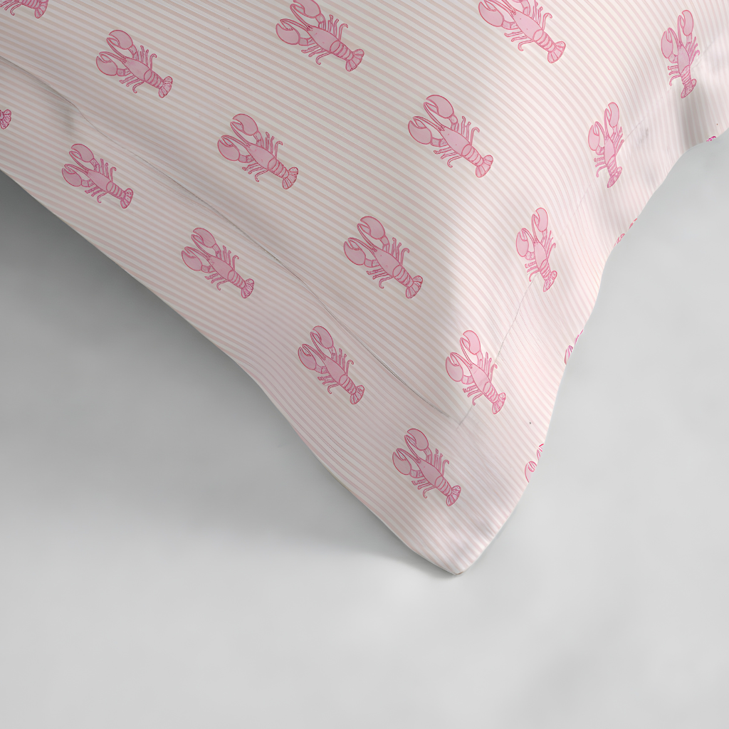 Kids Collection - Pink Coastal Charm Lobsters