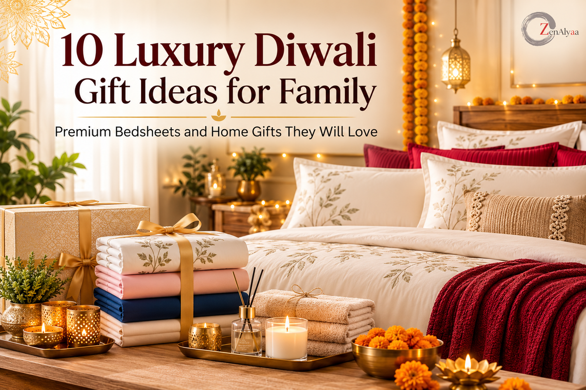 10 Luxury Diwali Gift Ideas for Family: Premium Bedsheets and Home Gifts They Will Love