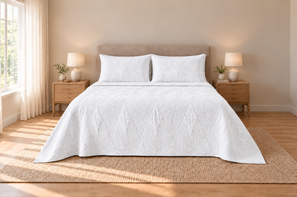 Premium Bedspread Collection - Snow White