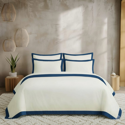 Egyptian Cotton - Border - Zen Classic Dark Blue