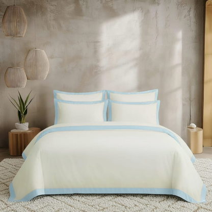 Egyptian Cotton - Border - Zen Classic Blue