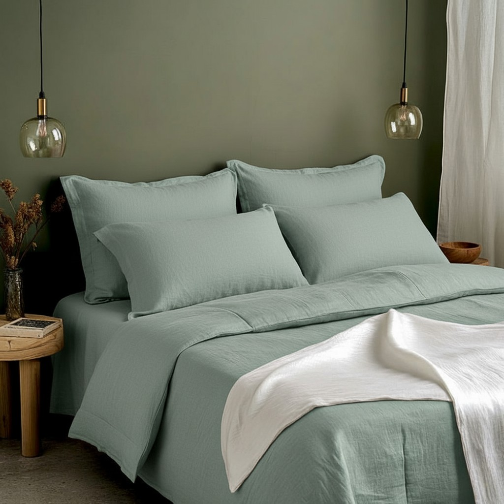 Linen Collection - Pistachio Green Dream