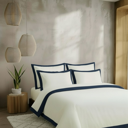 Egyptian Cotton - Border - Zen Classic Dark Blue