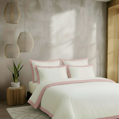 Egyptian Cotton - Border - Zen Classic Blush