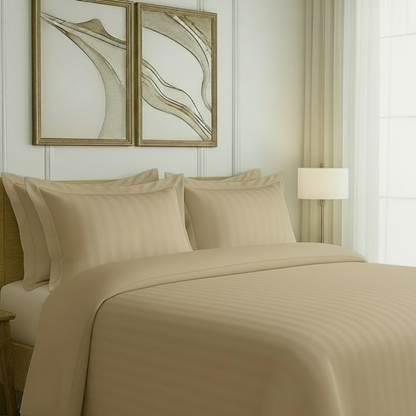 550 TC Stripes Collection - Cappuccino