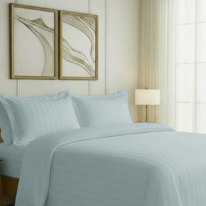 550 TC Stripes Collection - Sky Breeze