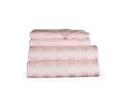 550 TC Stripes Collection - Blush Petal