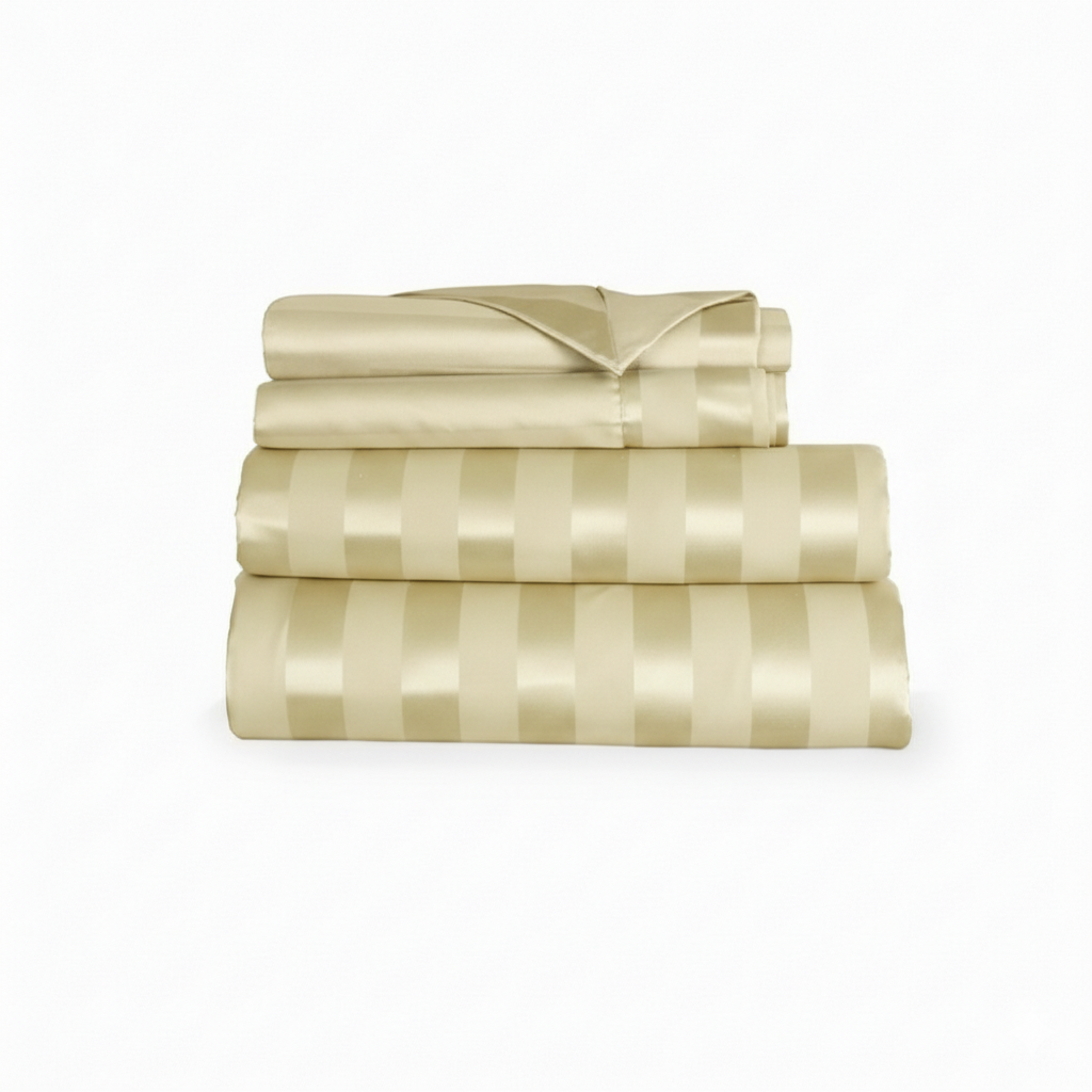 550 TC Stripes Collection - Lemon Whisper