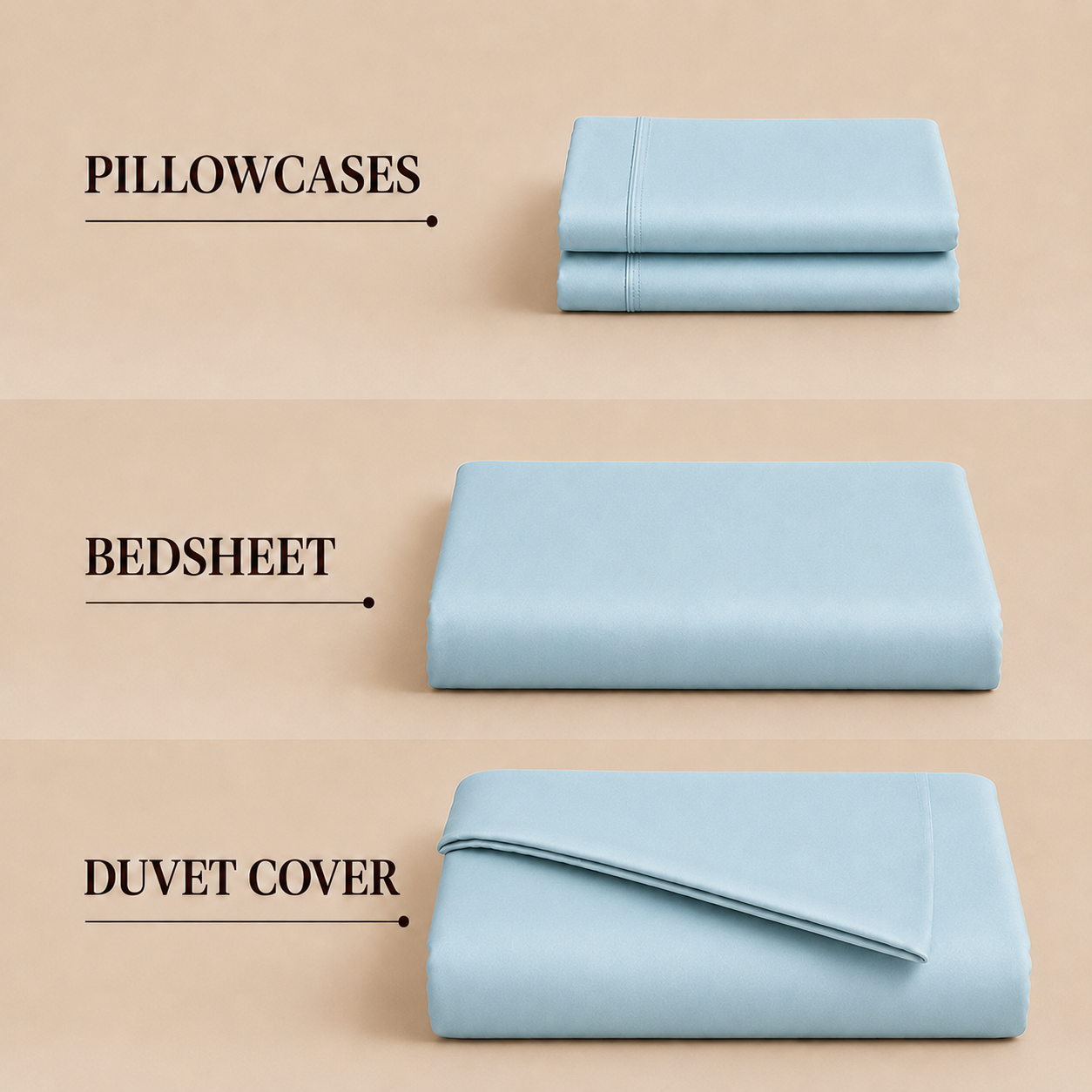 Eucalyptus Collection - Pastel Teal | Duvet Cover with Pillowcases