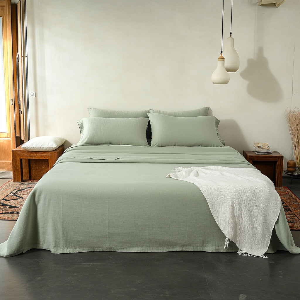 Linen Collection - Pistachio Green Dream