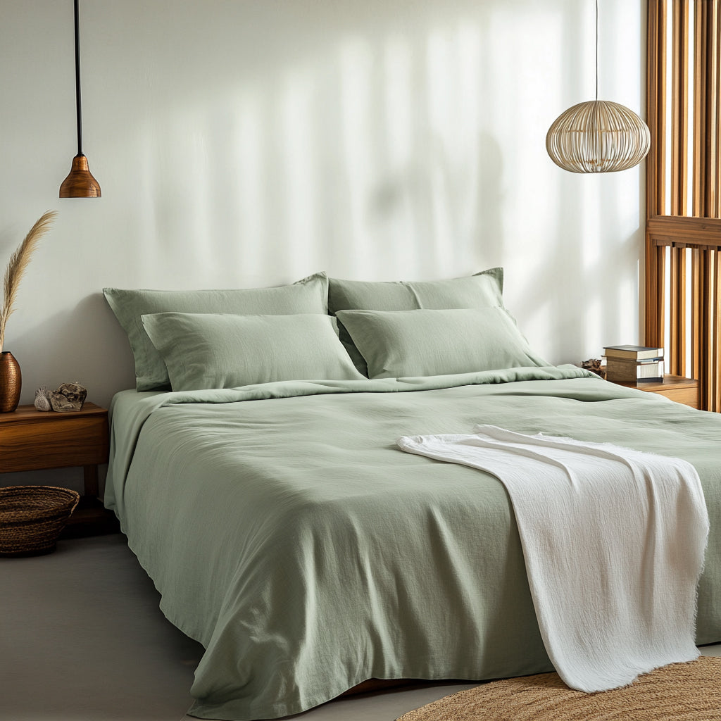 Linen Collection - Pistachio Green Dream