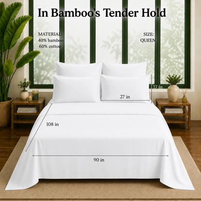 Bamboo Collection - Mother of Pearl | Duvet Cover with Pillowcases
