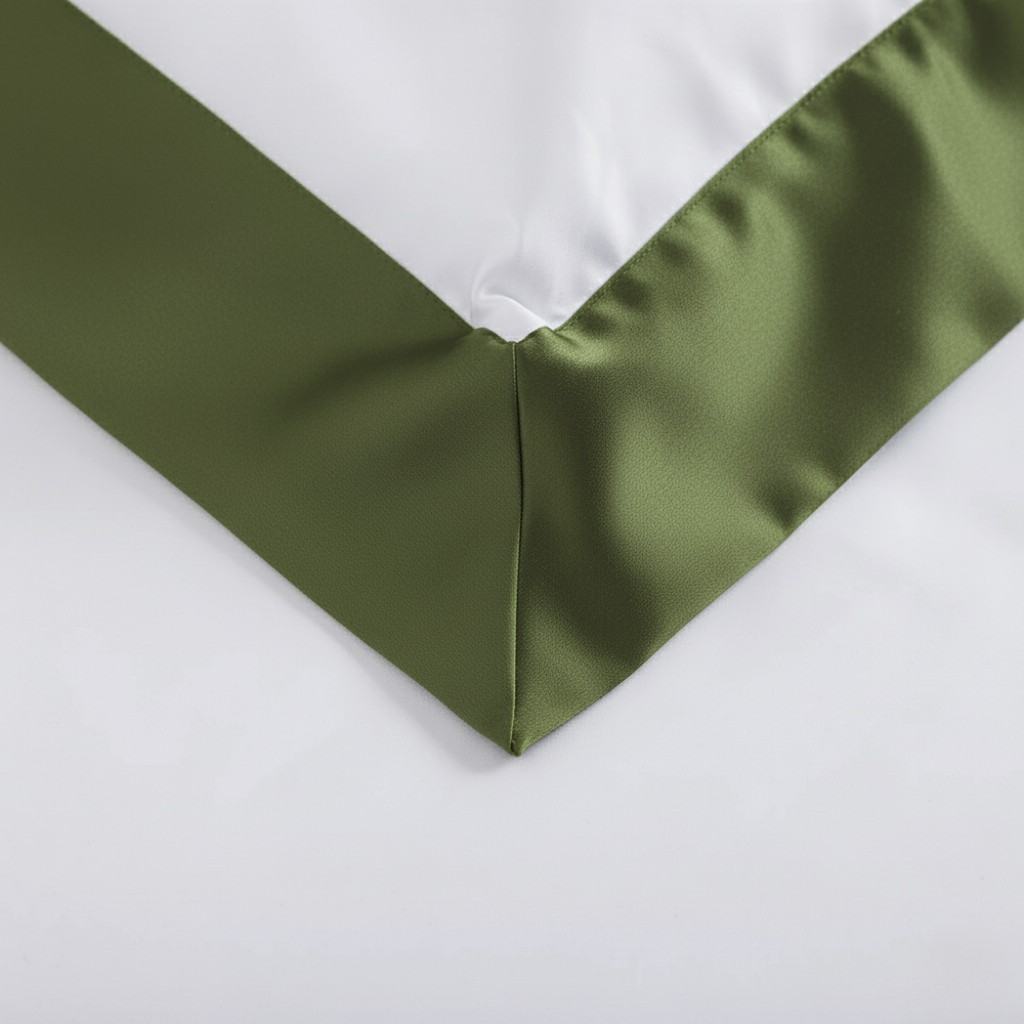 Egyptian Cotton - Border - Zen Classic Olive Green
