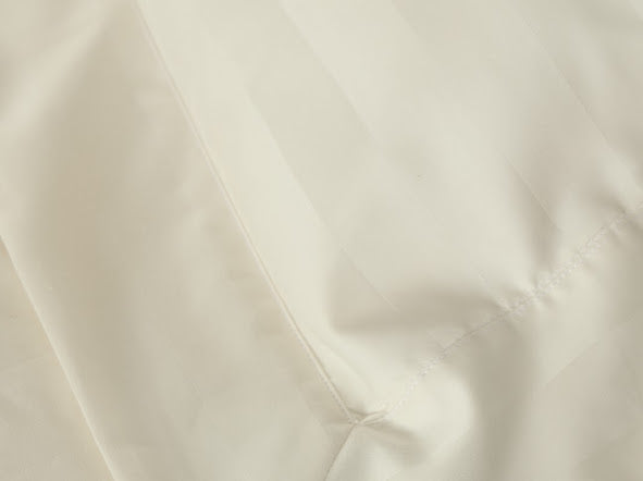 550 TC Stripes Collection - Pearl White