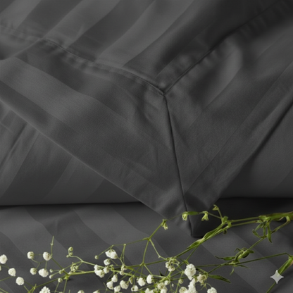 550 TC Stripes Collection - Dark grey
