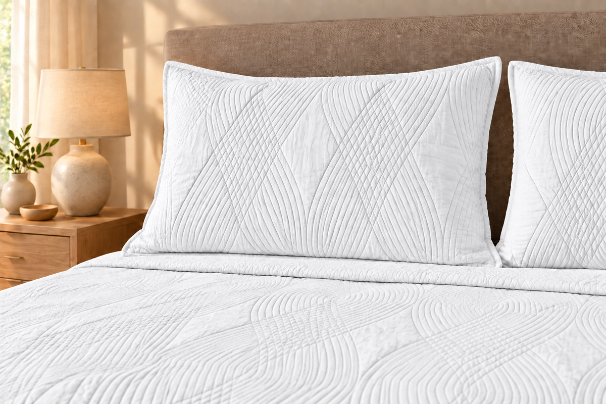 Premium Bedspread Collection - Snow White