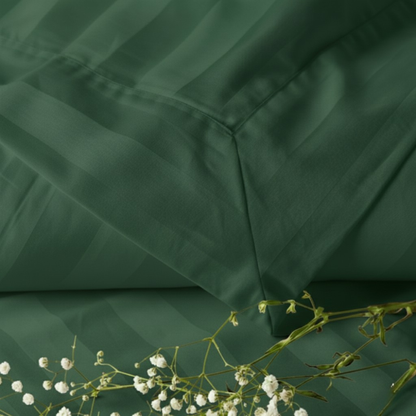 550 TC Stripes Collection - Emerald Green