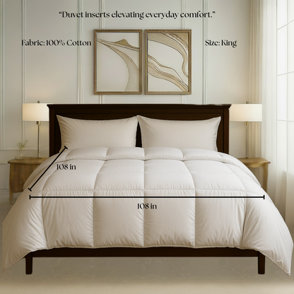Duvet Inserts - Timeless Pure White