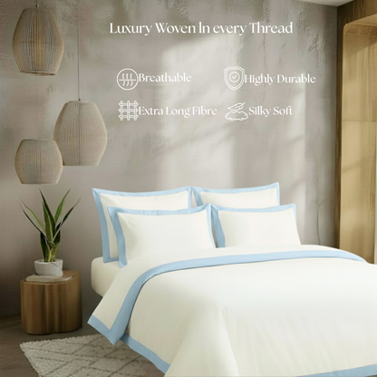 Egyptian Cotton - Border - Zen Classic Blue