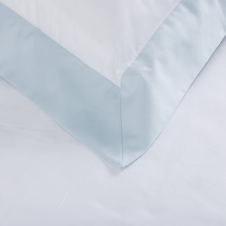 Egyptian Cotton - Border - Zen Classic Blue | Bedsheet with Pillowcases