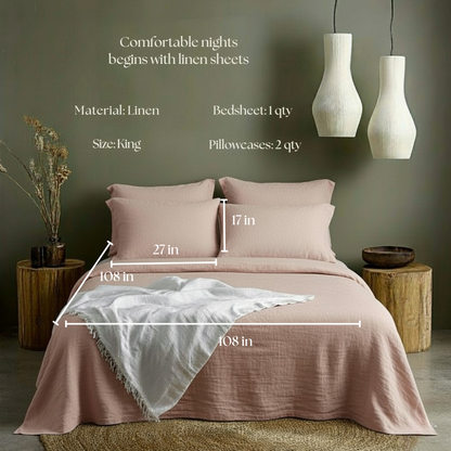 Linen Collection - Blush Sand