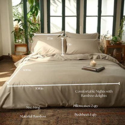 Bamboo Collection - Warm Taupe