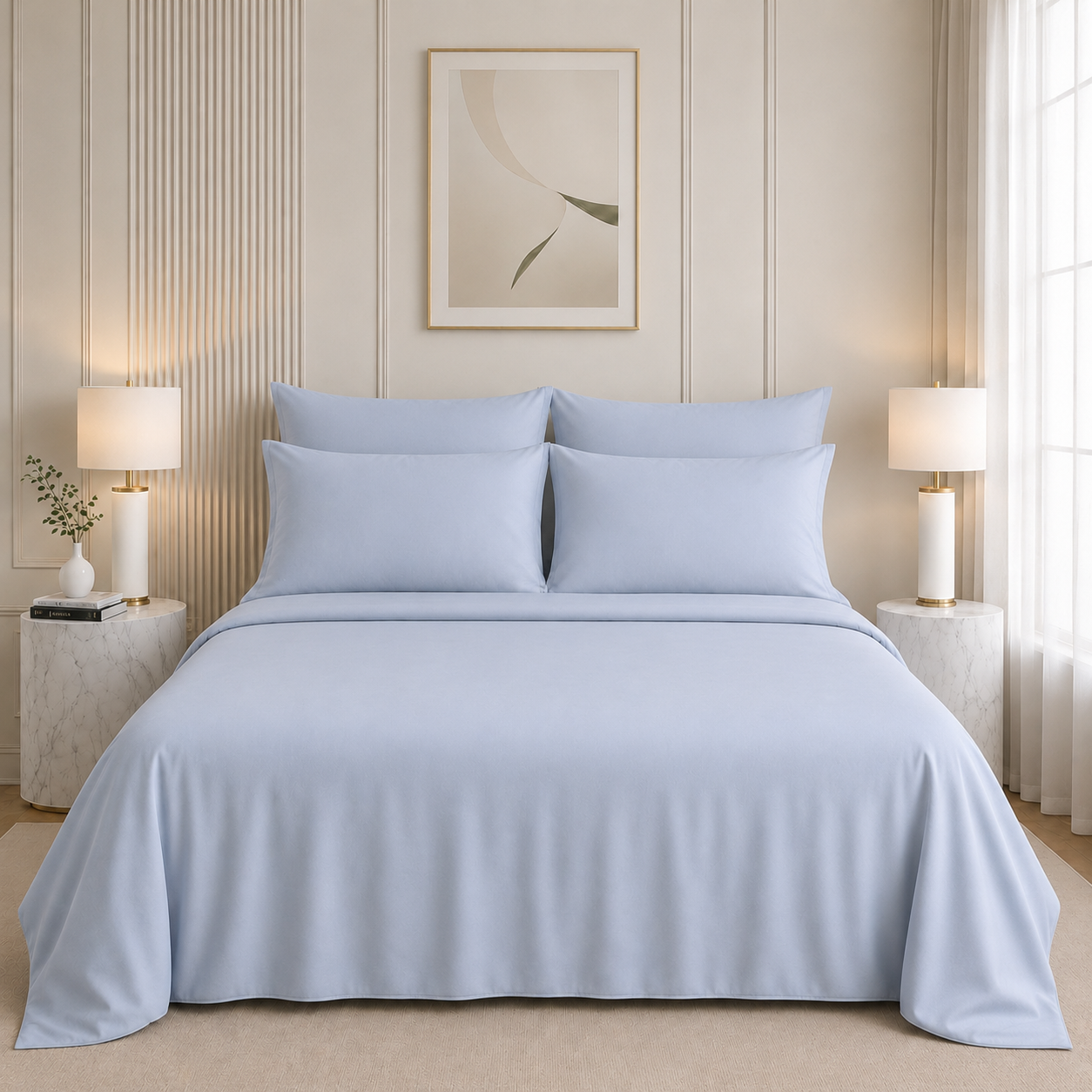 Nirvana Collection - Steel Blue | Duvet Cover with Pillowcases