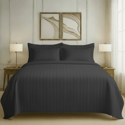 550 TC Stripes Collection - Dark grey