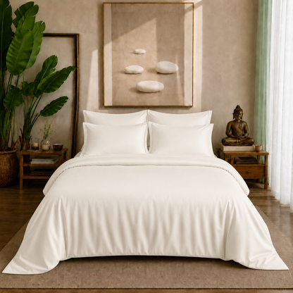 Eucalyptus Collection - Vanilla Cream | Duvet Cover with Pillowcases