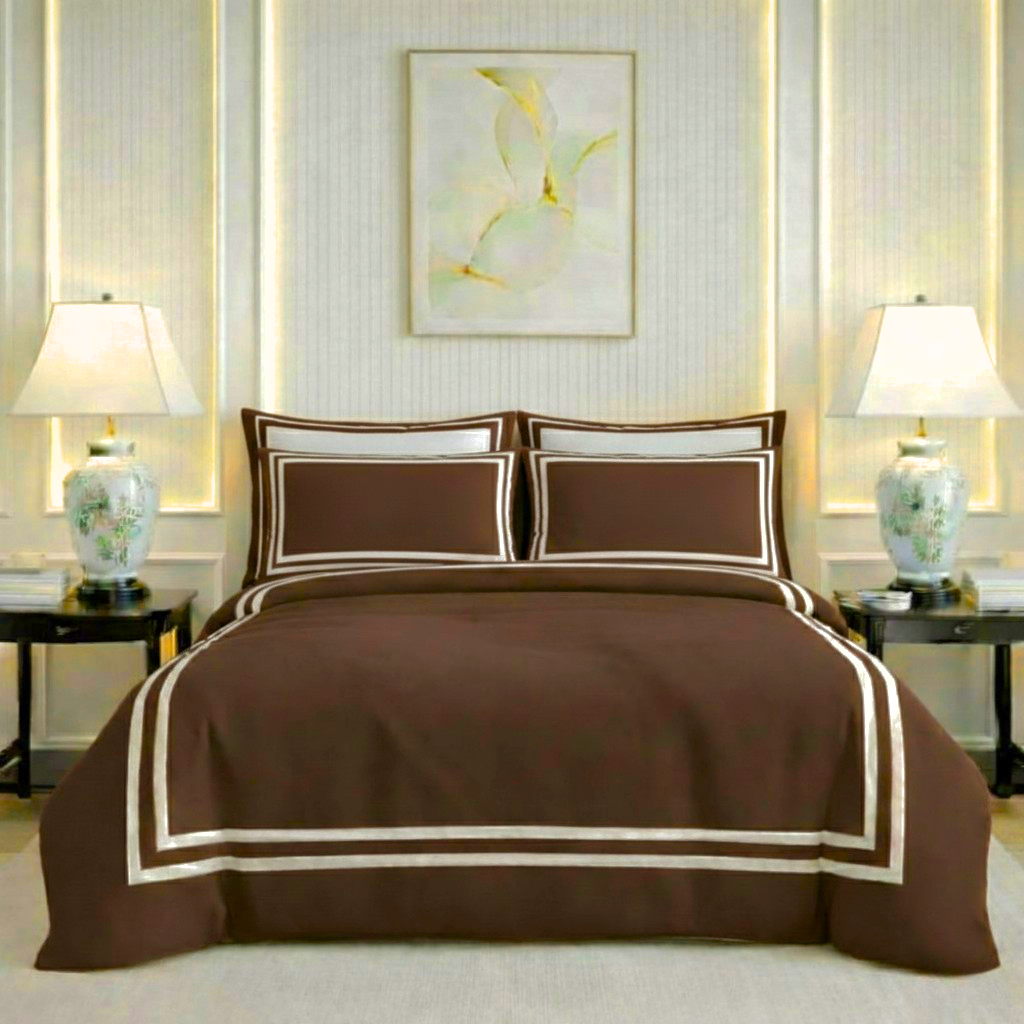 600 TC Pure Cotton Collection - Deep Mocha