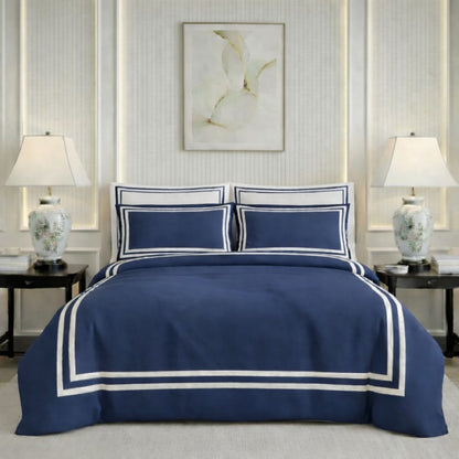 600 TC Pure Cotton Collection - True Navy