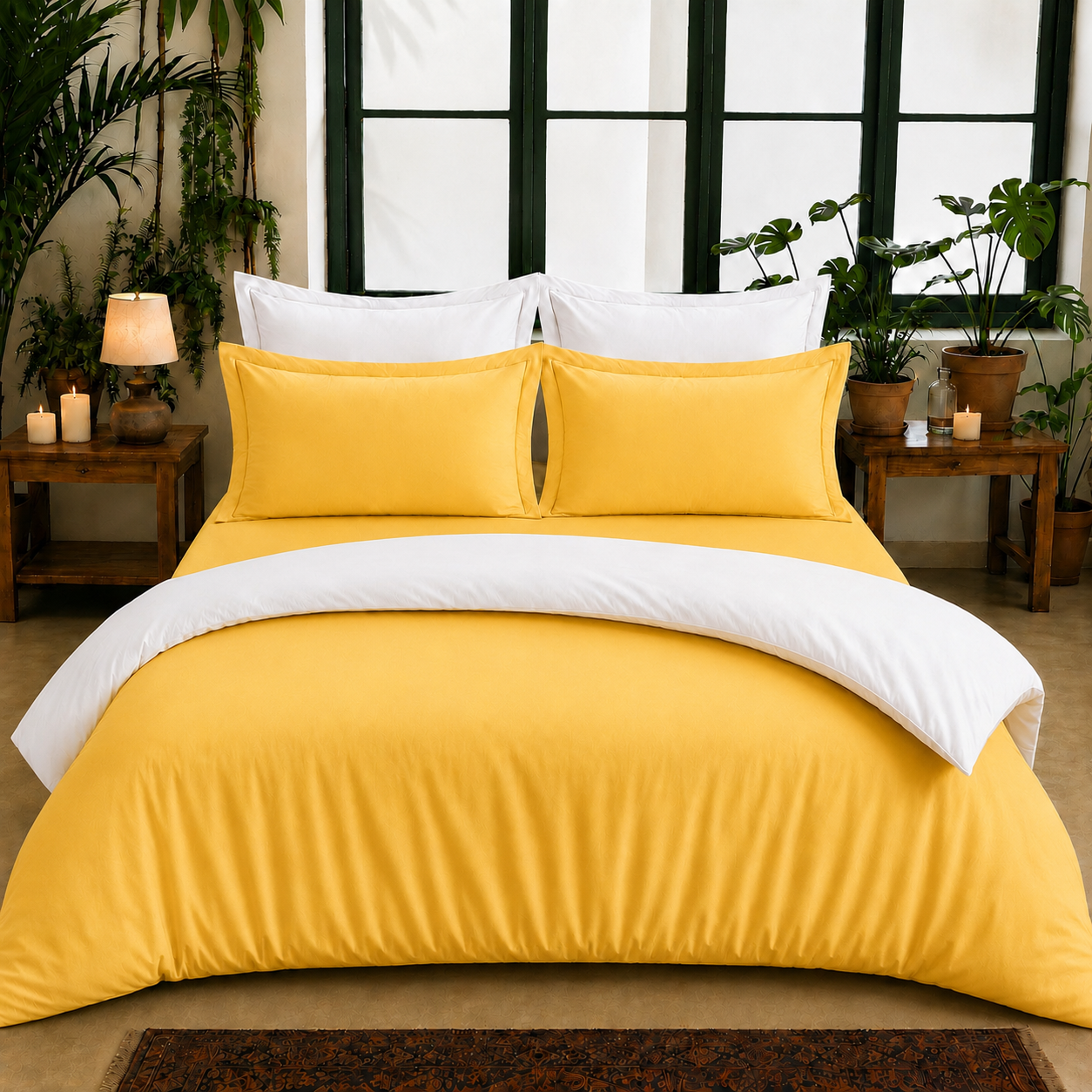 Bamboo Collection - Duo Luxe - Sunlit Glow | Duvet Cover with Pillowcases