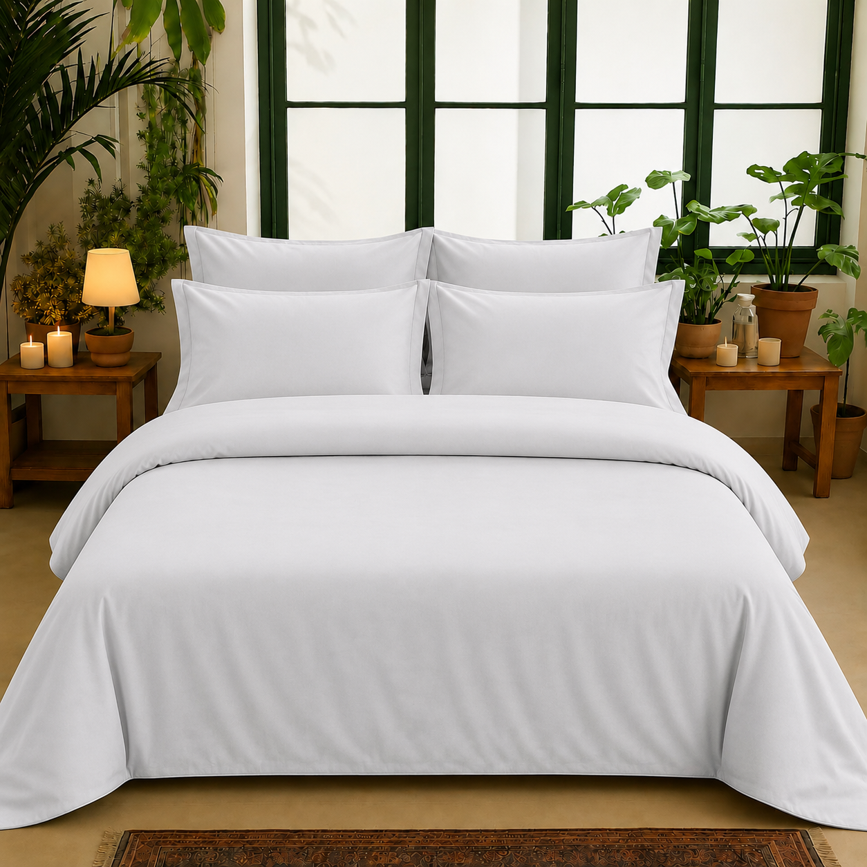 Bamboo Collection - Pebble Silver | Duvet Cover with Pillowcases
