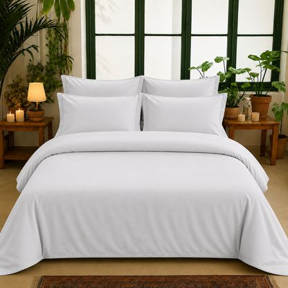 Bamboo Collection - Pebble Silver | Duvet Cover with Pillowcases